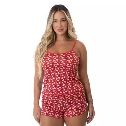 Kit 5 Baby Dolls com Shorts Delicados — Estampas Sortidas